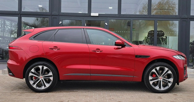 Jaguar F-Pace cena 329000 przebieg: 12000, rok produkcji 2022 z Supraśl małe 781